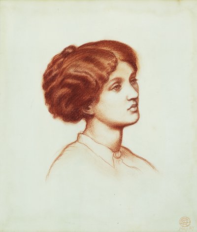 Mrs Frederick Leyland, 1867 by Dante Gabriel Charles Rossetti